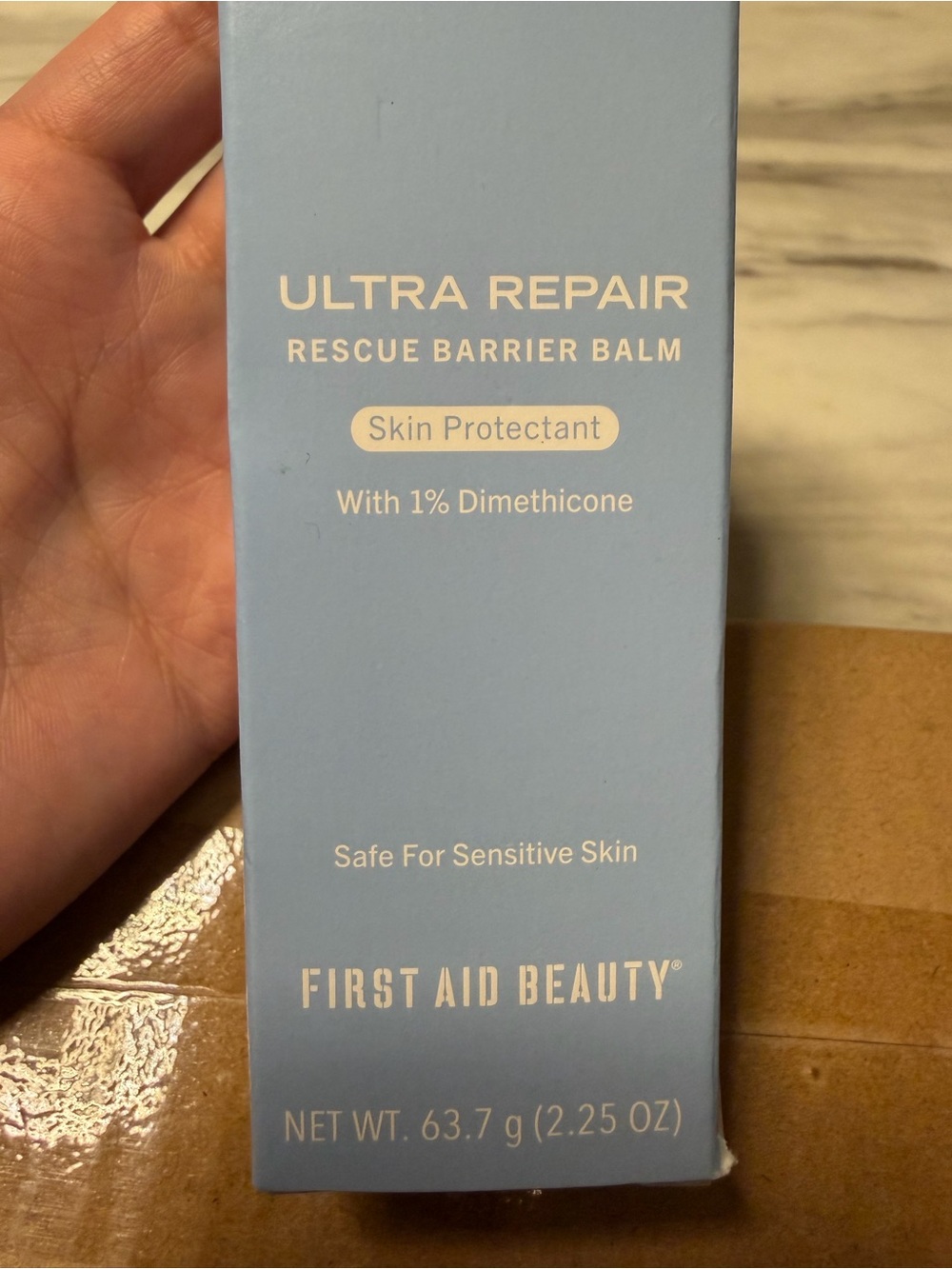 First Aid Beauty Ultra Repair Rescue Barrier Balm - Light Blue - Picture 2 of 6